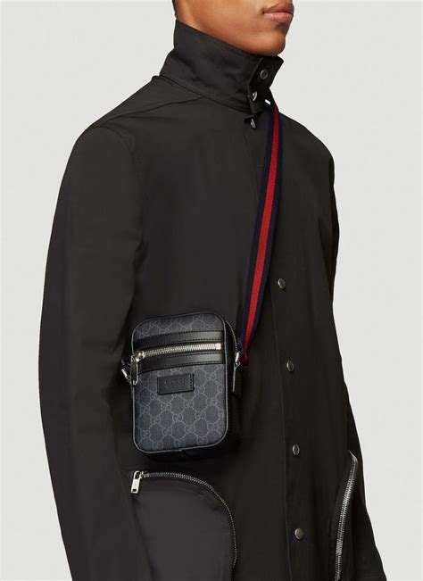 mens gucci shoulder bag|gucci waist bags men's.